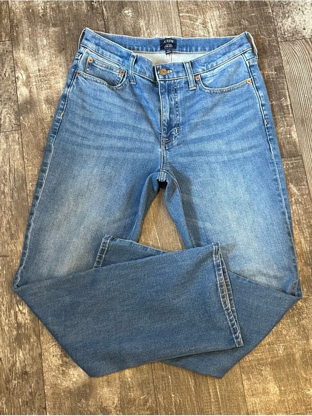 J. Crew Mid Rise Flare Crop Jeans 27T